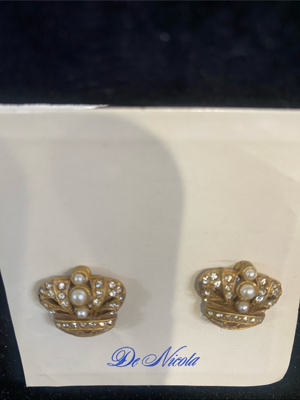 Gold-Tone Scalloped Clip-On Earring Backs (Pair)